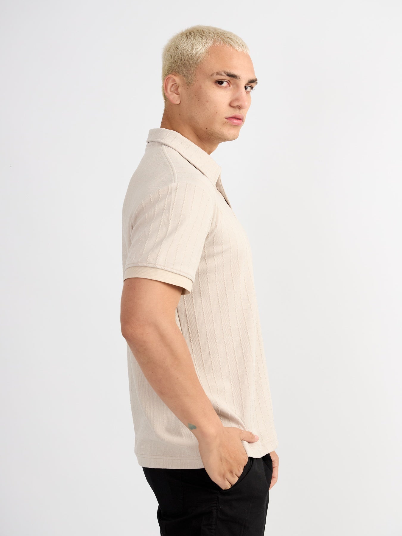 POLO CAMISERO WALTER BEIGE