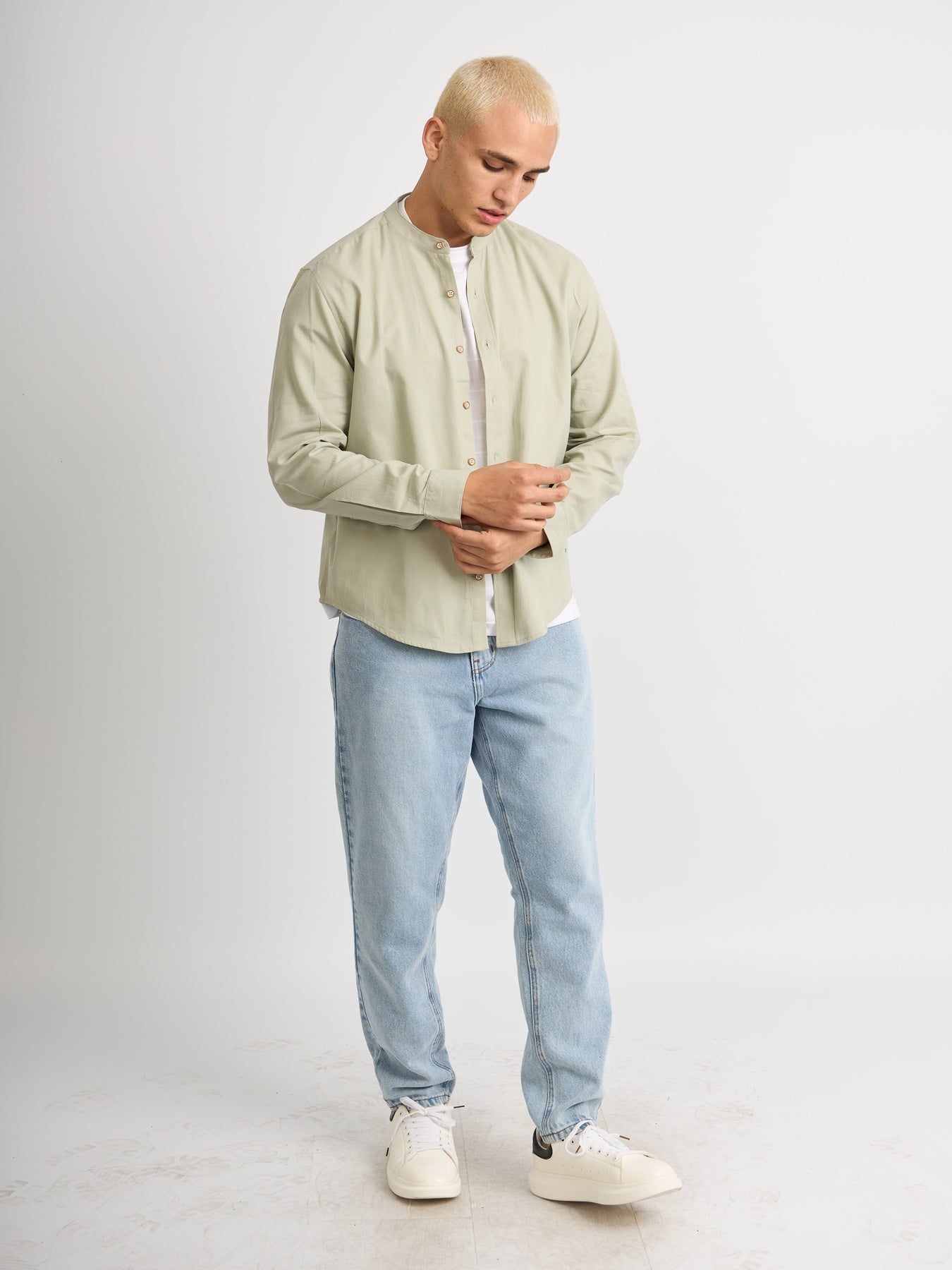 CAMISA NERU VERDE PASTEL