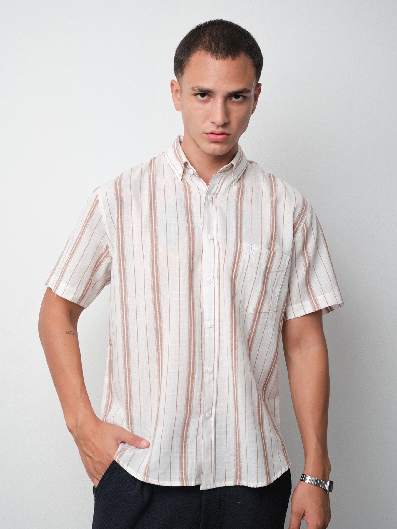 CAMISA MODERN FIT RAYAS