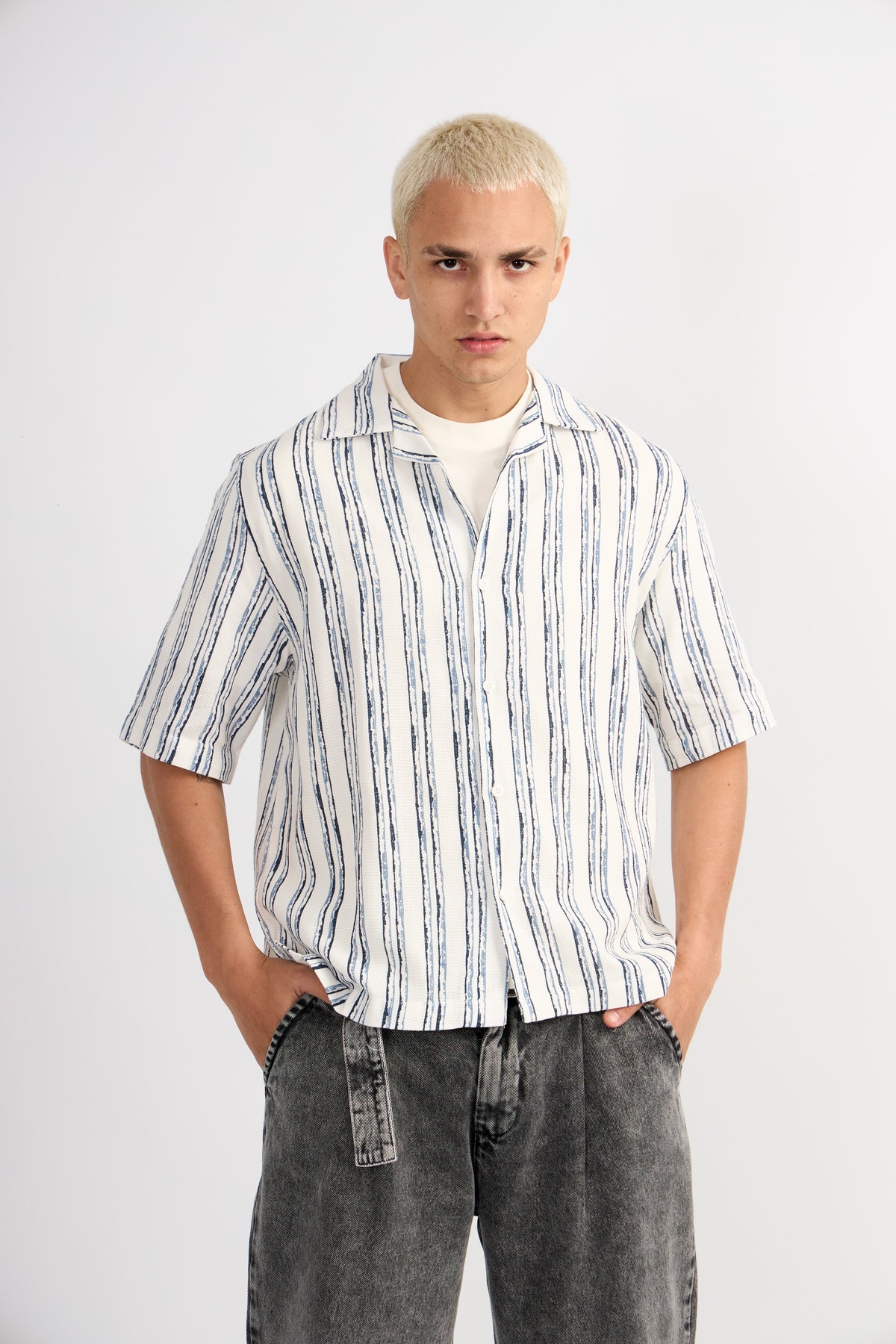 CAMISA OVERSIZE ALEJO AZUL