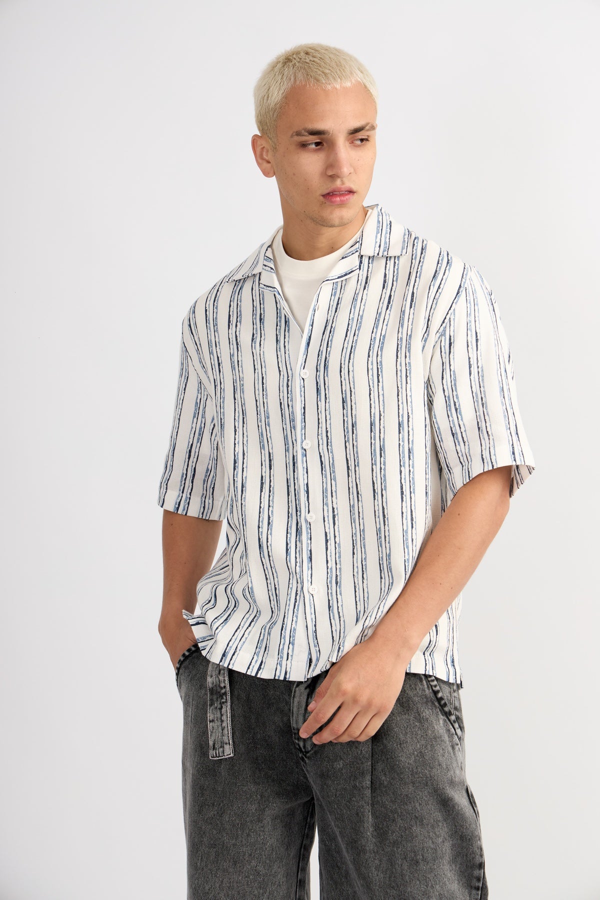 CAMISA OVERSIZE ALEJO AZUL