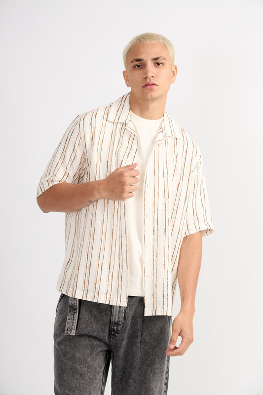 CAMISA OVERSIZE ALEJO MARRÓN